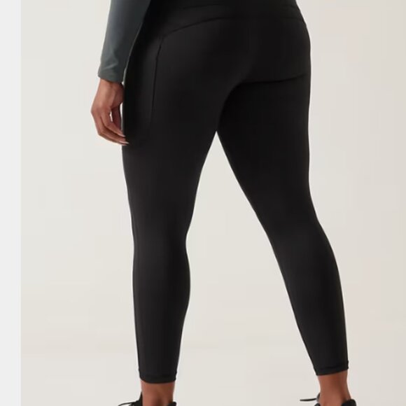 ATHLETA NWOT Ultimate Stash High Rise 7/8 Legging in orange - Picture 2 of 3